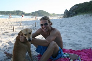Ryan on Colombia's beaches