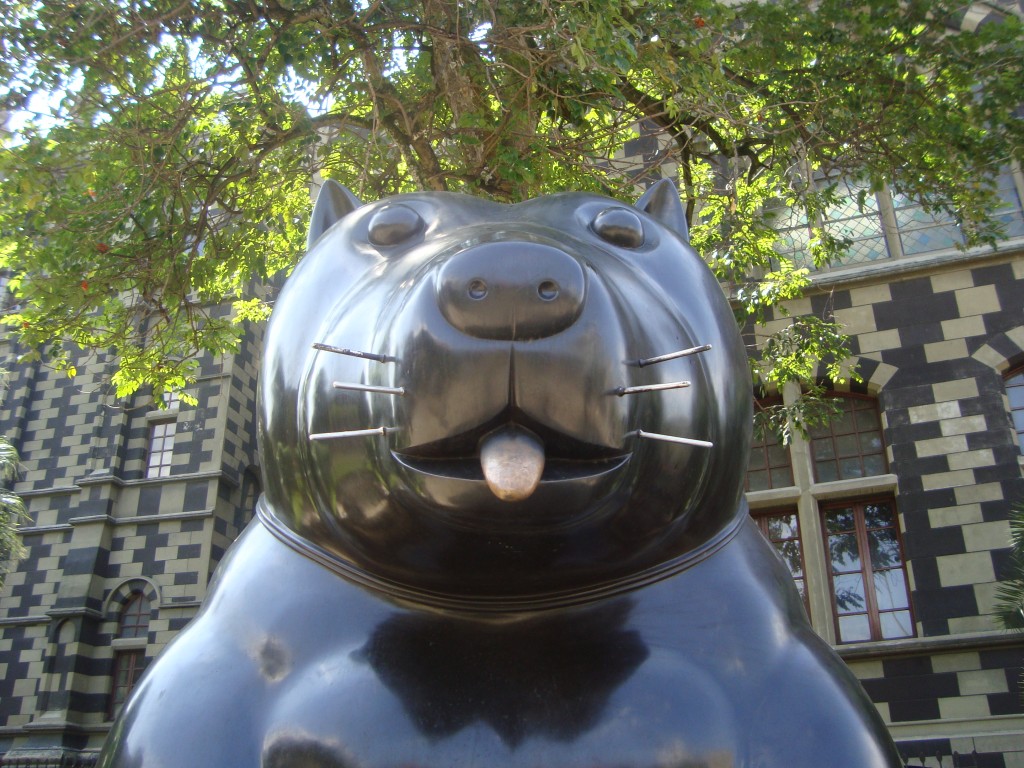 A Botero sculpture in Medellin A Botero sculpture in Medellin