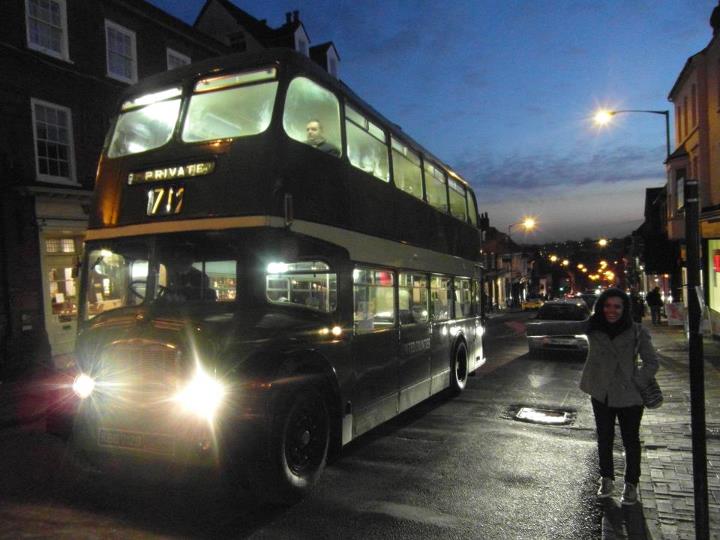 Remember: You can't just stop a bus anywhere on the street in London Remember: You can't just stop a bus anywhere on the street in London