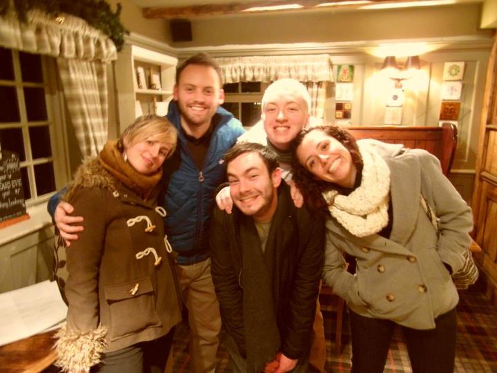 My gang in a pub My gang in a pub