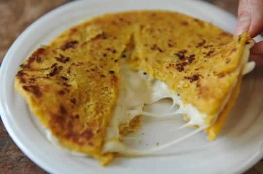 Arepa with cheese