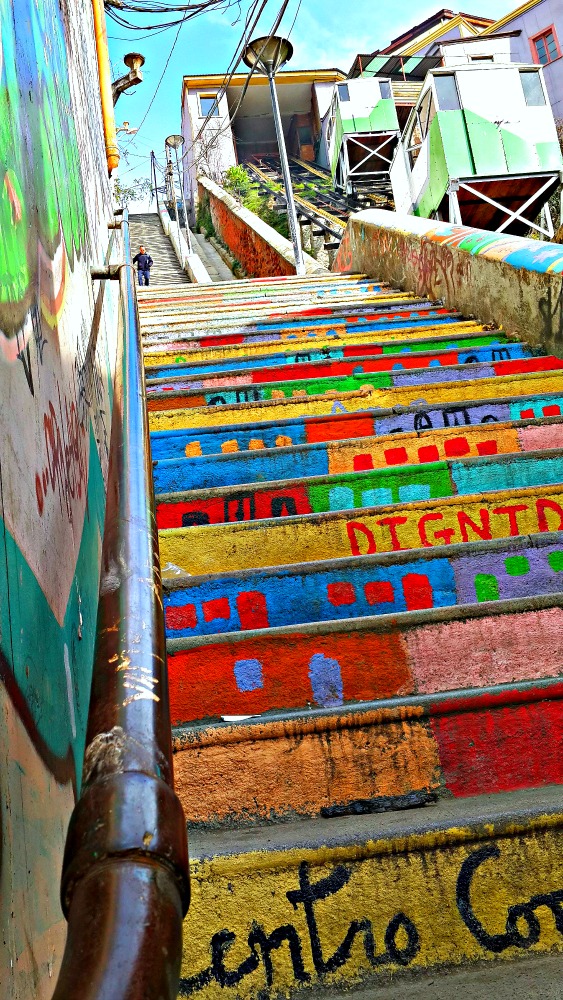 Escaleras de Valparaiso - Chile
