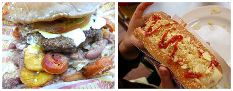 hamburger hotdog