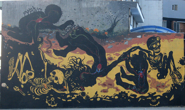 graffiti mining skeletons