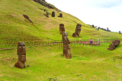 Cantera de Moais - Isla de Pascua