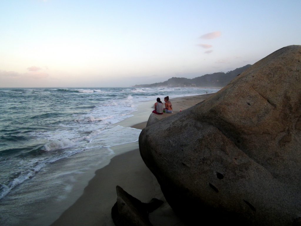 arrecifes beach tayrona colombia