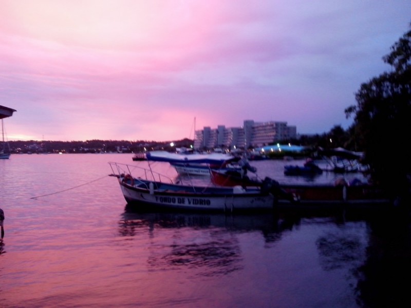 On the way back to San Andrés from Providencia