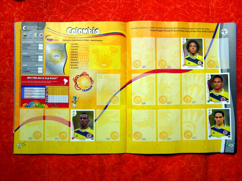 Colombia World Cup Stickers