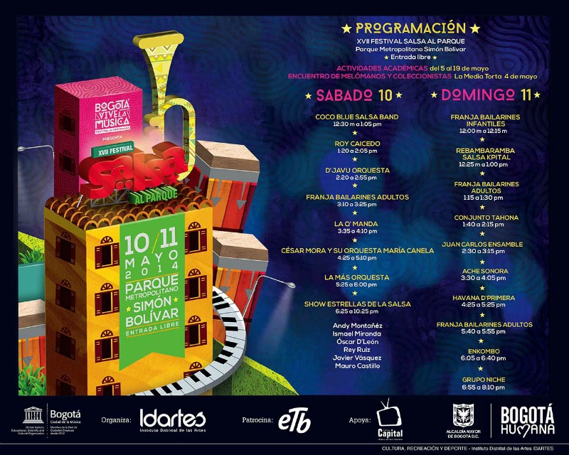 Programme for Salsa al Parque