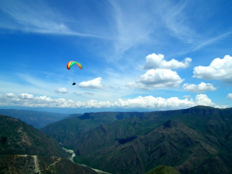 Paragliding Chicamocha Canyon Colombia