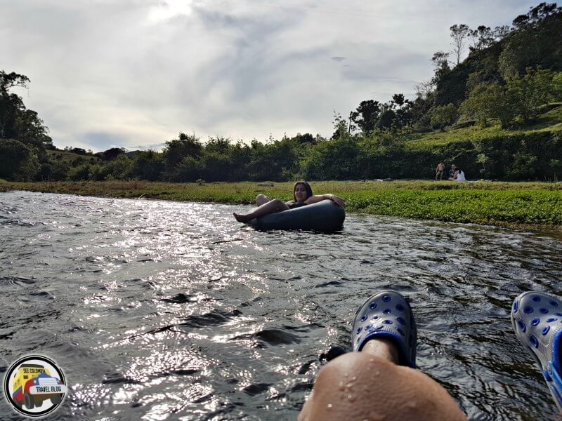 Tubing río frío Támesis Antioquia